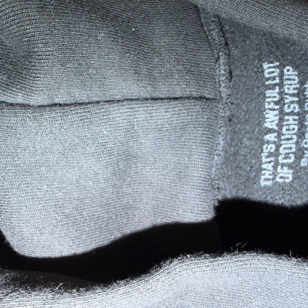 That’s A Aweful Lot Of Cough Syrup Hoodie Sz Small - Picture 6 of 13